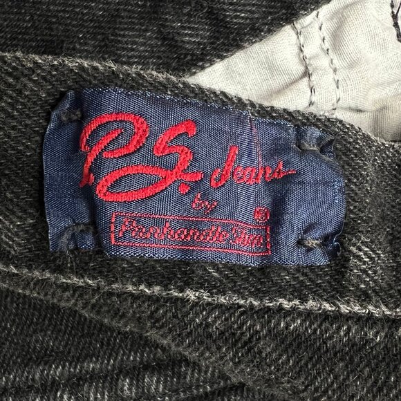 Vintage Panhandle Slim Denim Jeans Moto Punk Grunge Rock Edgy High Rise Waisted - Picture 10 of 13
